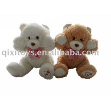 lindo oso de peluche de peluche con cinta